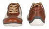 White & Tan Leather Sneakers